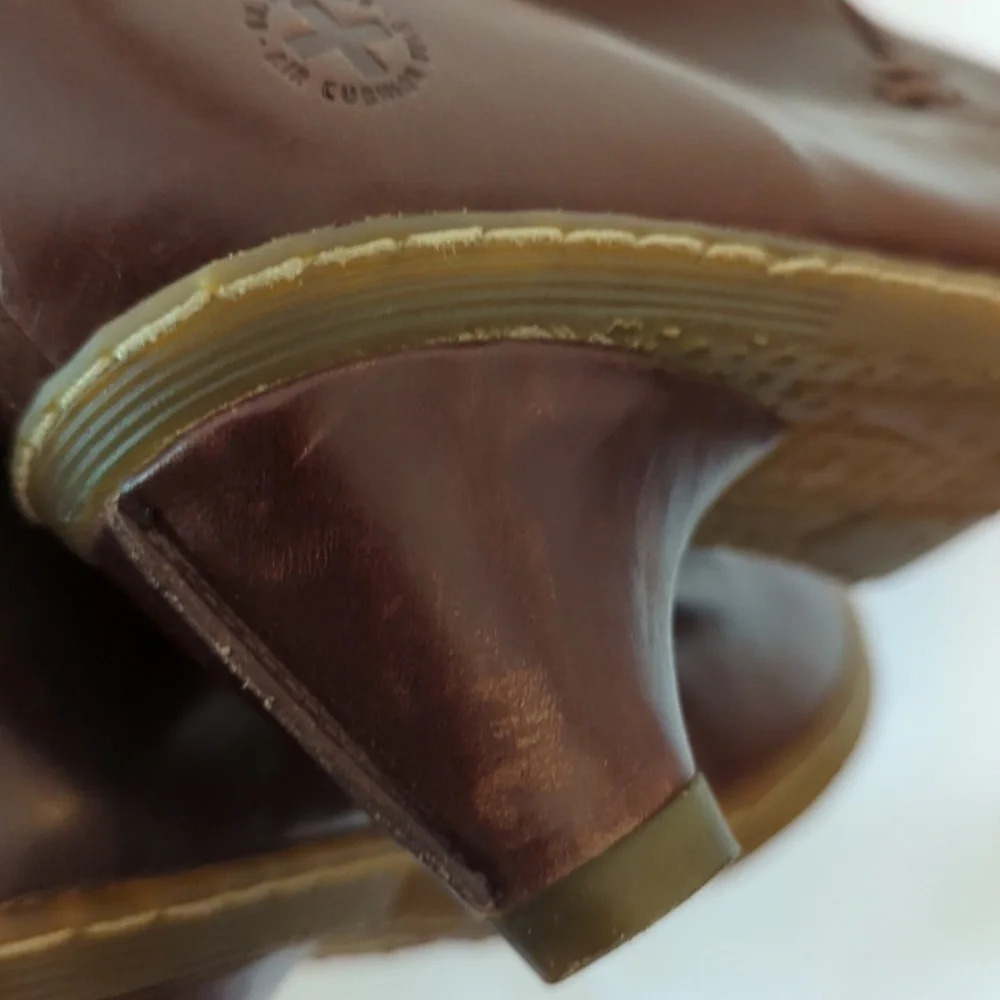 Rare Doc martens leather slouchy buckle vintage winter fall boots Size 6 - Picture 11 of 11